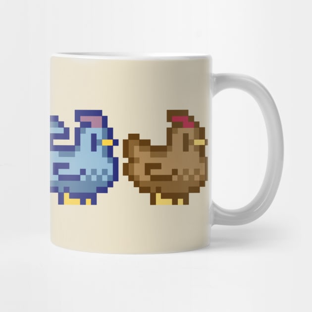 Pixel Chickens by TASCHE